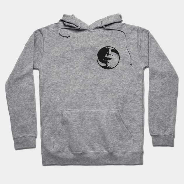 Yin Yang Cat Tao by Tobe Fonseca Hoodie by Tobe_Fonseca